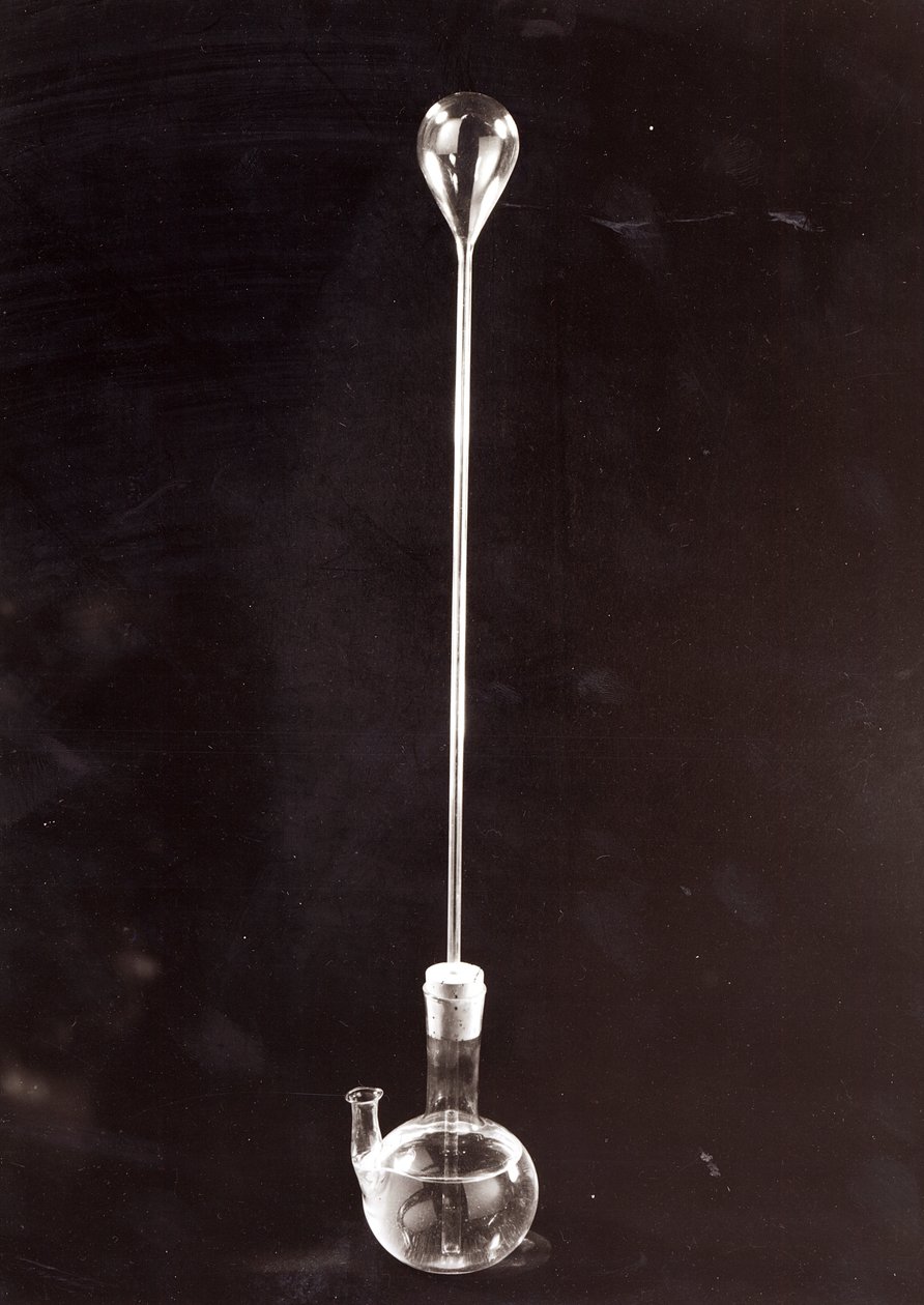 Copia de un termoscopio inventado por Galileo Galilei (1564-1642) de Italian School