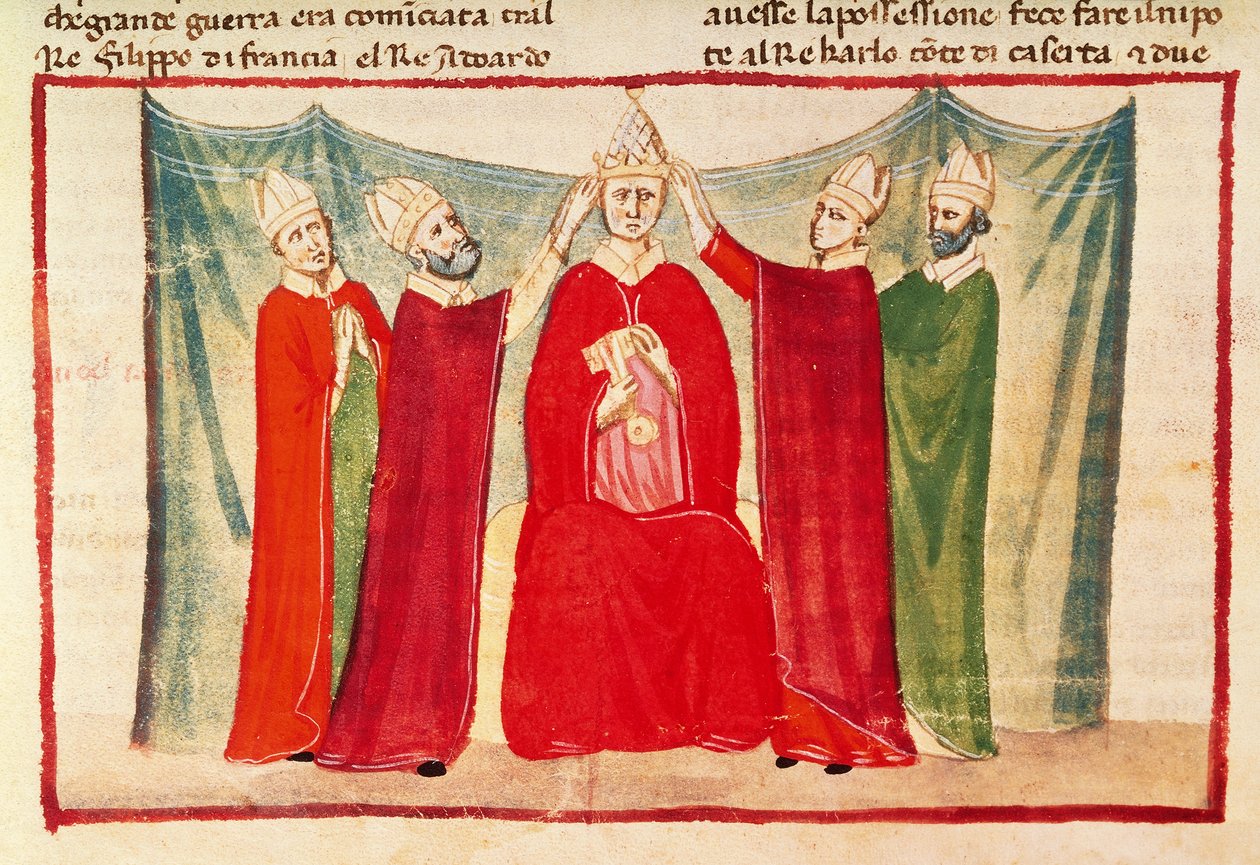 Coronación del Papa Bonifacio VIII de Italian School