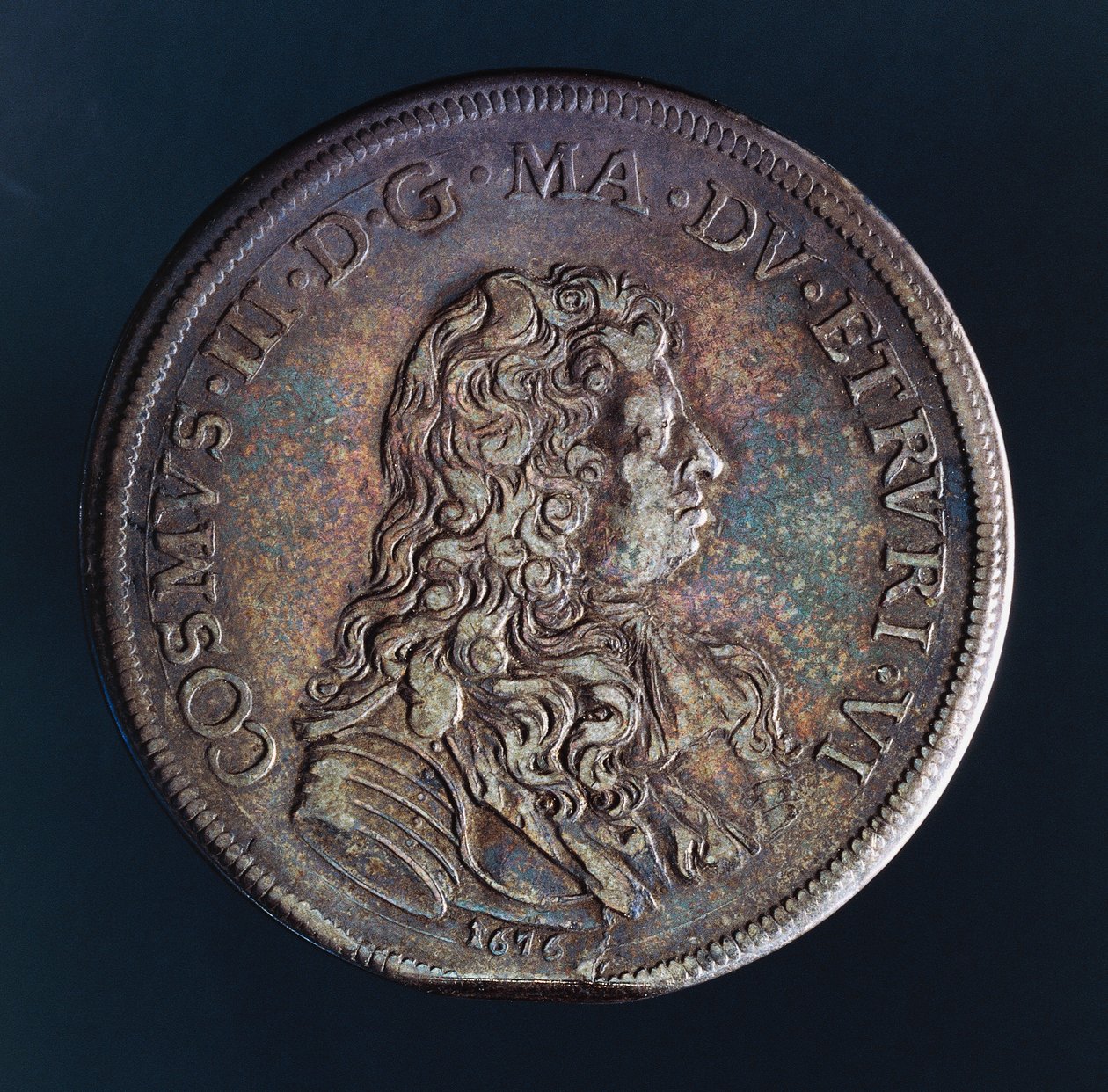Cosimo III de Medici, Gran Ducado de Toscana, anverso de Italian School