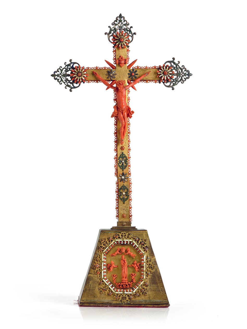 Crucifijo, Trapani, segunda mitad del siglo XVII de Italian School