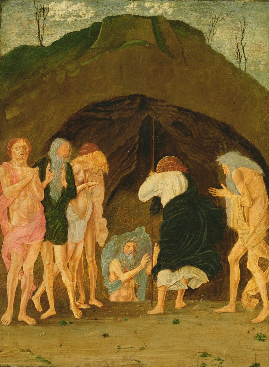 Descenso al limbo (óleo sobre tabla) de Italian School