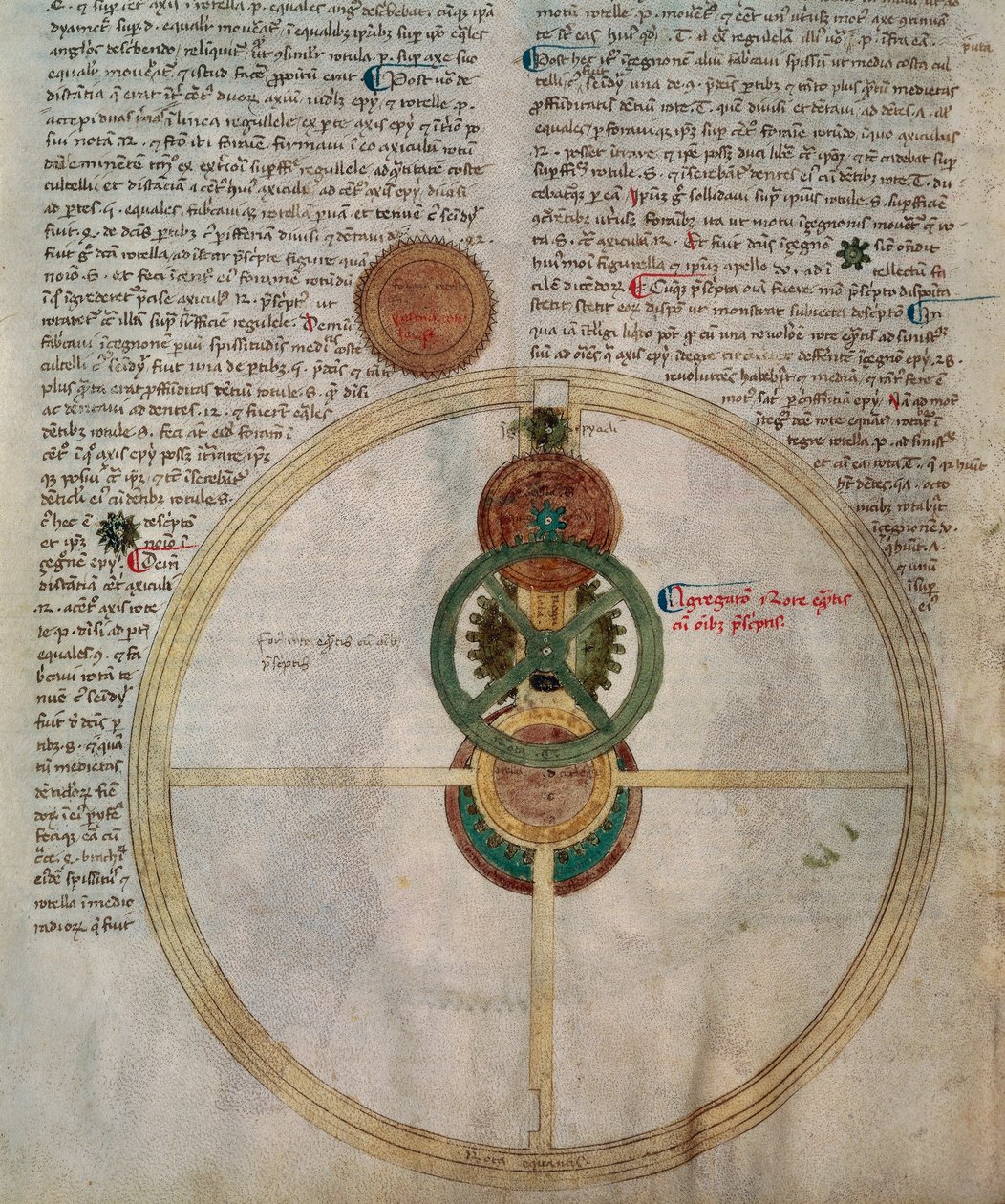 (detalle) del Astrarium de Giovanni Dall