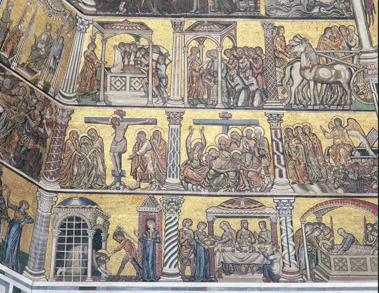 Detalle del Techo, Baptisterio, Florencia de Italian School