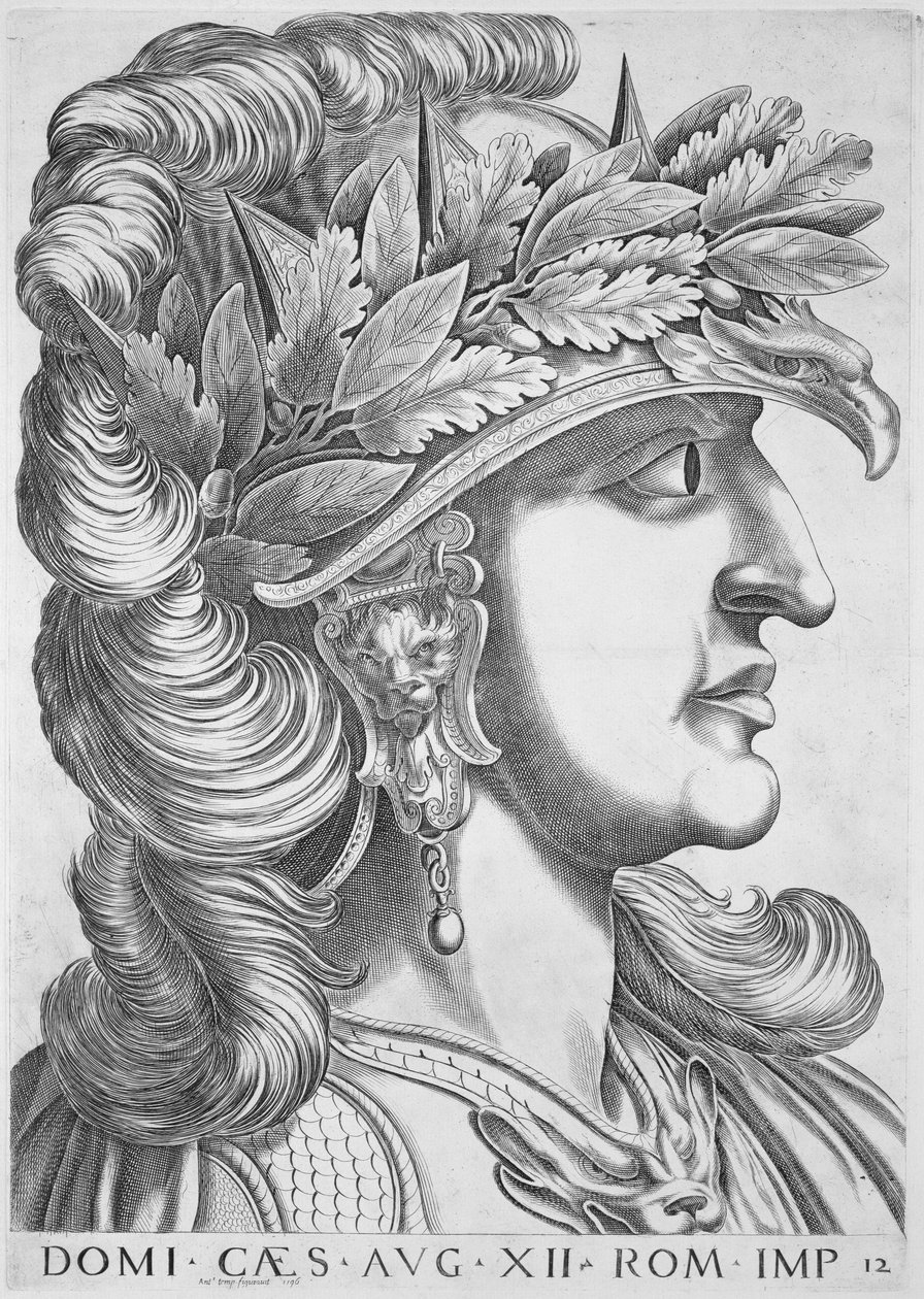 Domiciano César (51-96 d.C.), 1596 de Italian School