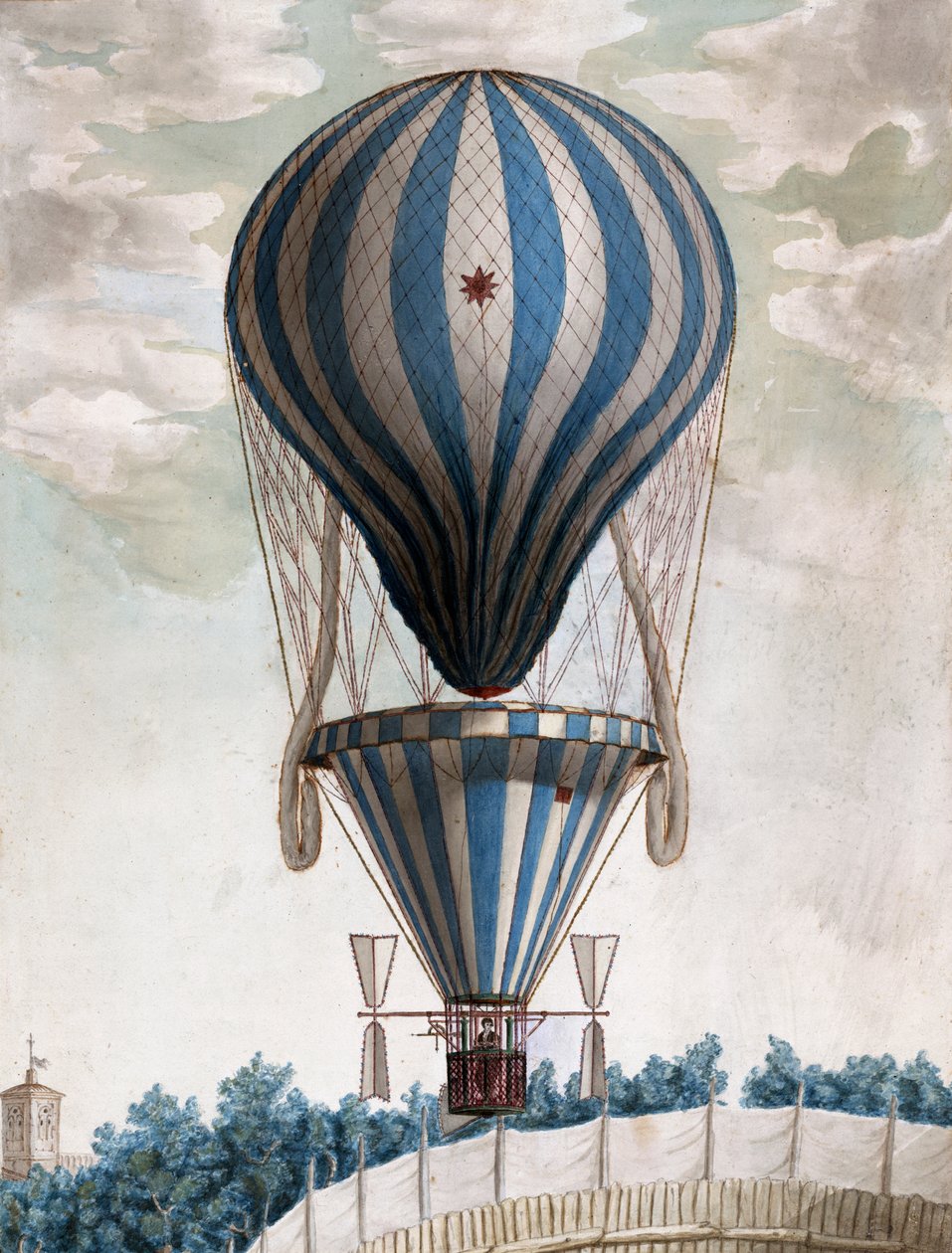 Primer Globo Aerostático en Vuelo de Italian School