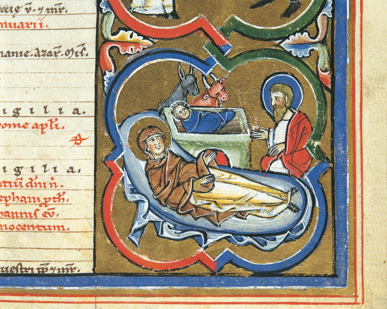 Calendario isabelino, diciembre, Natividad de Italian School