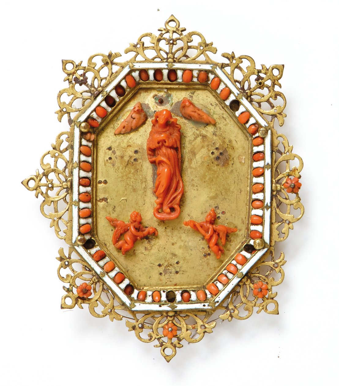 Marco que representa a la Virgen Inmaculada, Trapani, mediados del siglo XVII de Italian School