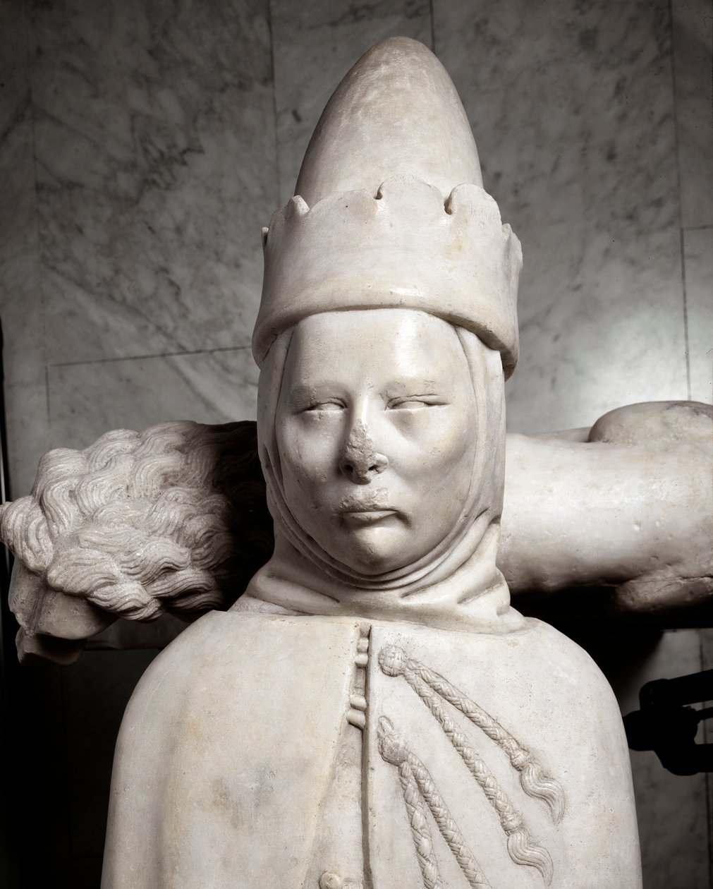Monumento funerario del primer dogo de Génova Simone Boccanegra (Escultura de mármol) de Italian School