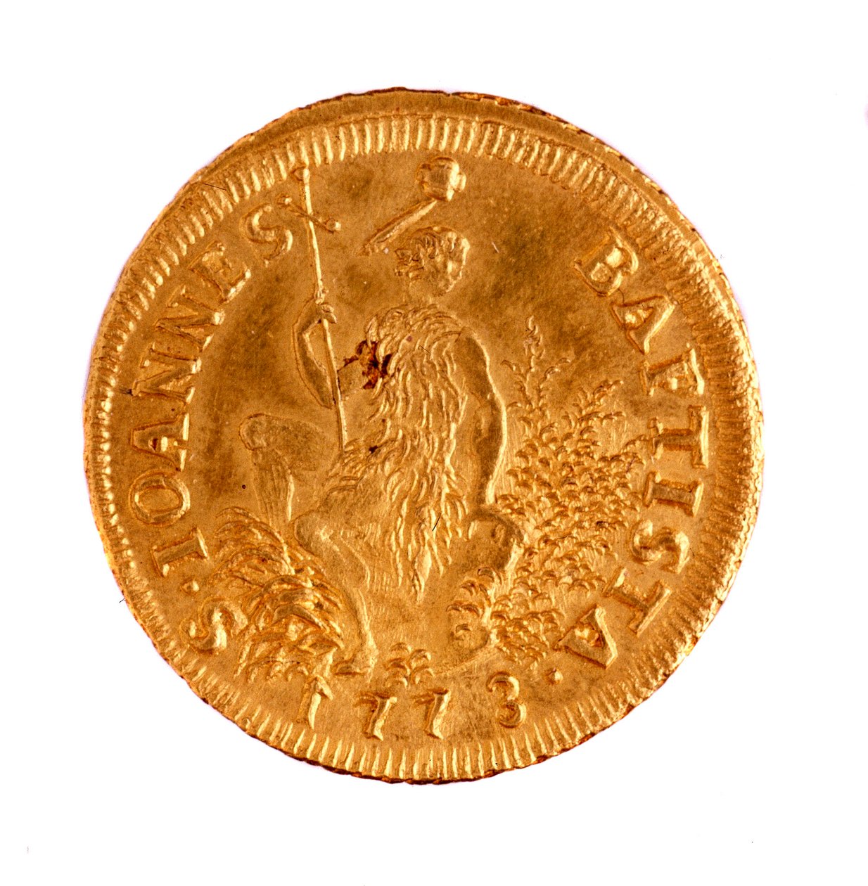Ruspone de oro de Florencia, reinado de Leopoldo II de Italian School