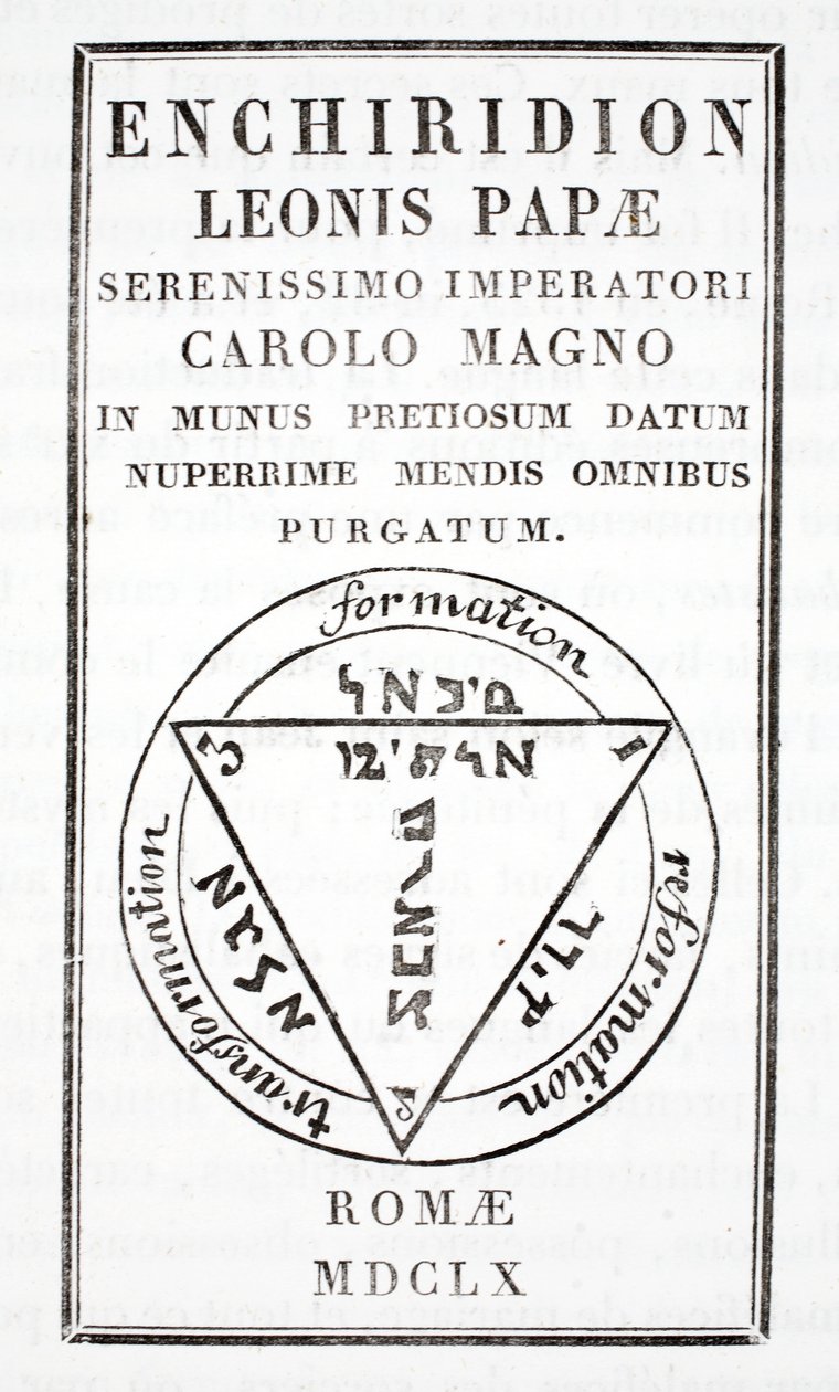 Grimorio del Papa León III de Italian School