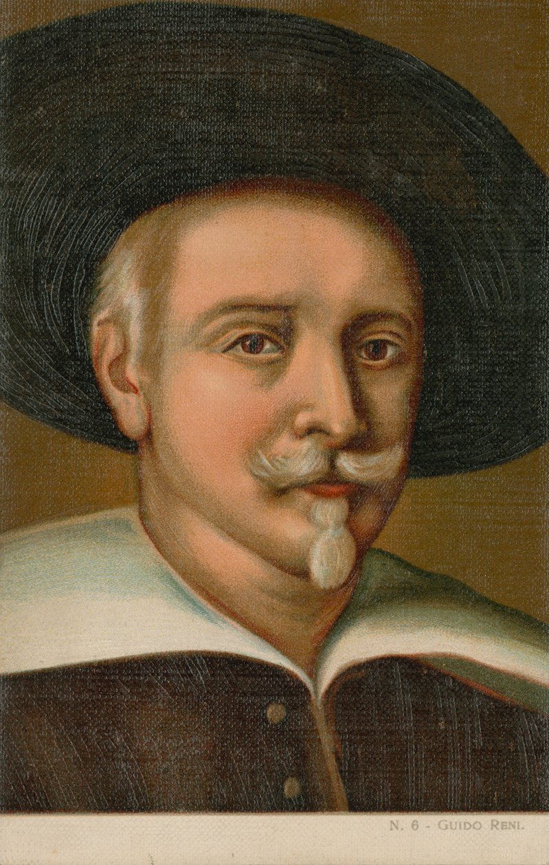 Guido Reni, pintor italiano (cromolito) de Italian School