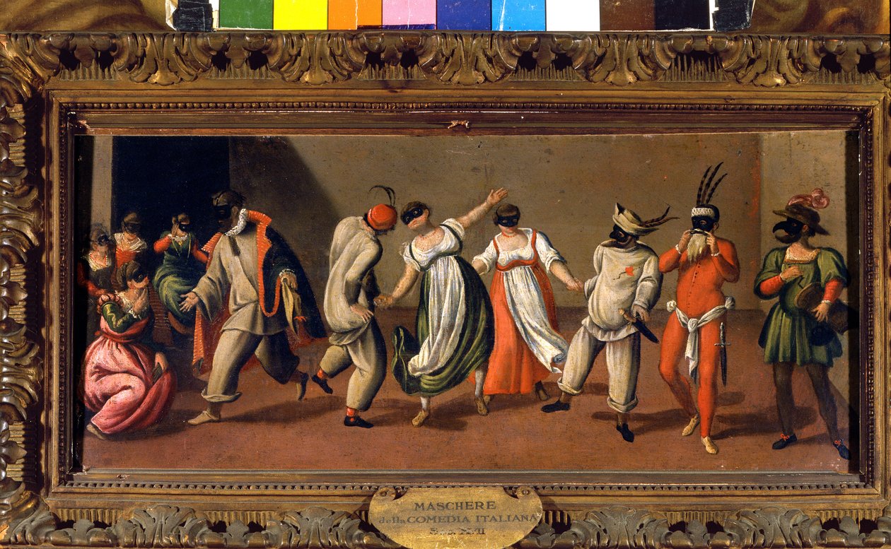 Máscaras italianas de la Commedia dell