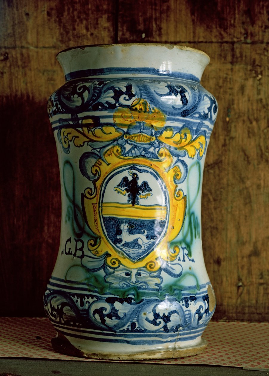 Jarra de boticario de Maiolica de Italian School