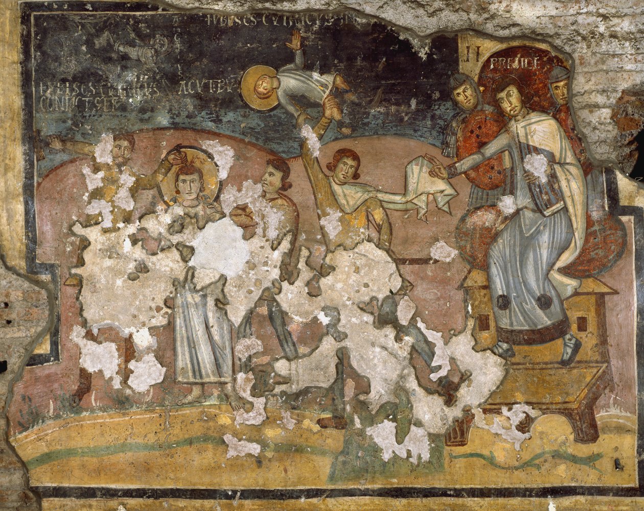 Martirio de Santa Julieta y su hijo San Quirico de Italian School
