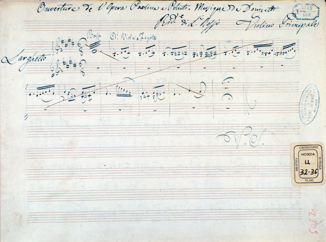 Partitura musical para 