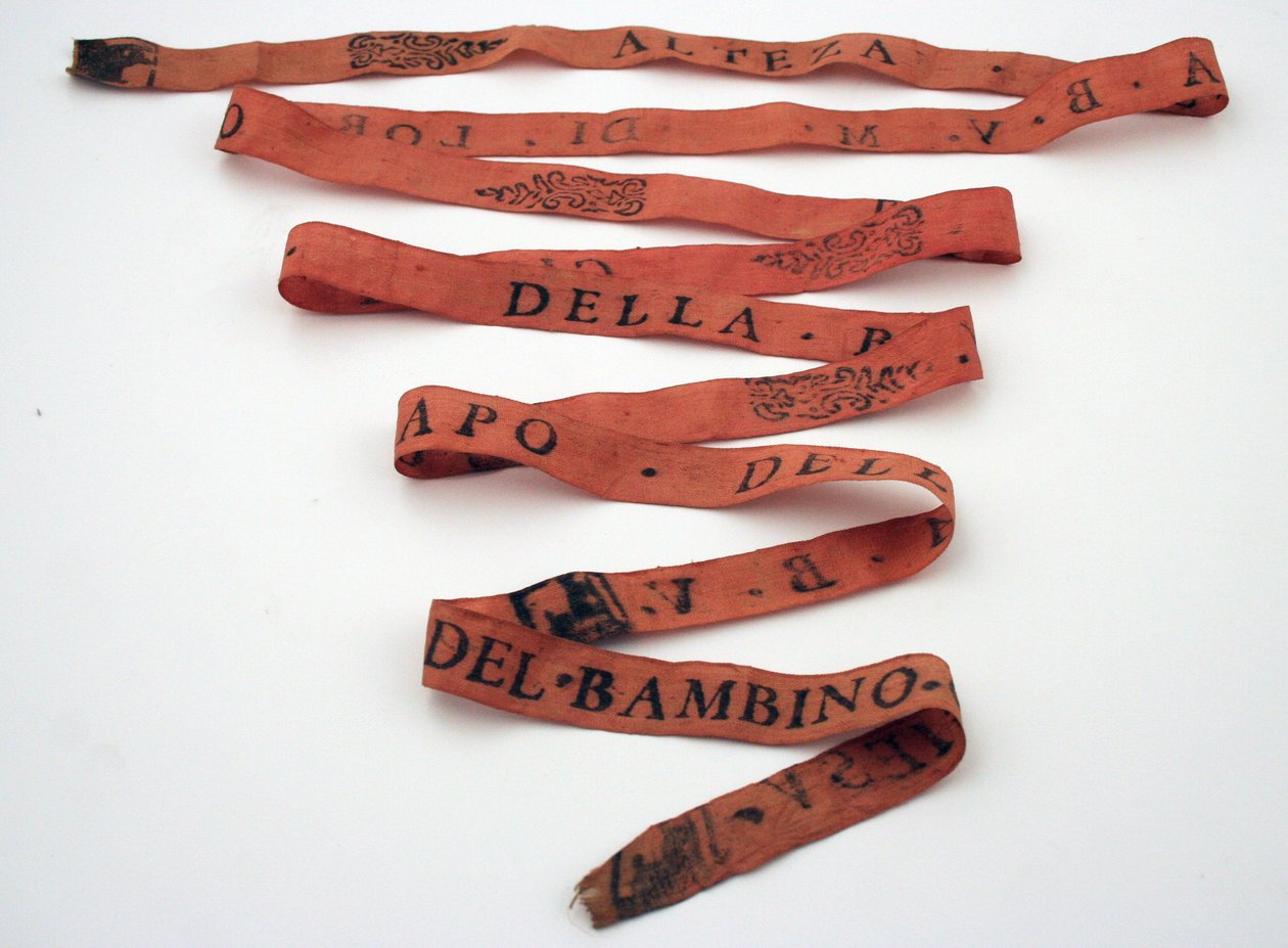 Cinta de peregrino naranja de Italian School