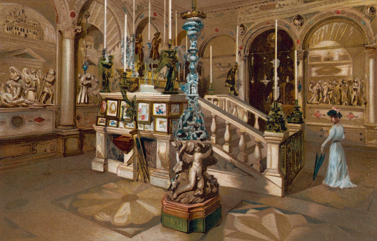 Padua / Padua: Altare del Santo (cromolito) de Italian School