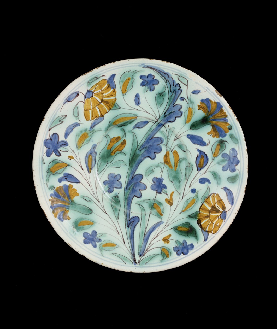 Plato que imita la cerámica turca (Iznik) de Italian School