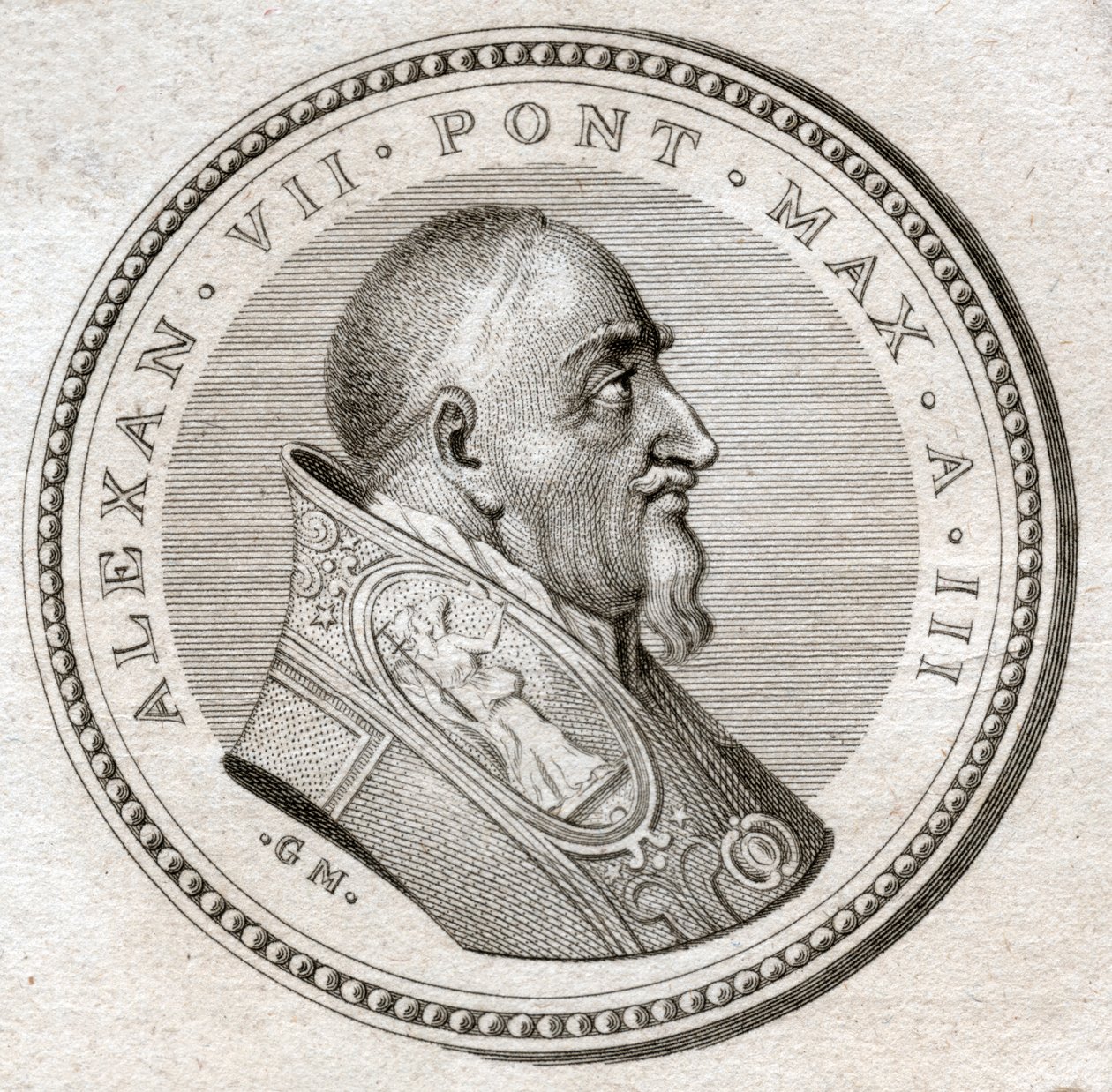 Papa Alejandro VII de Italian School