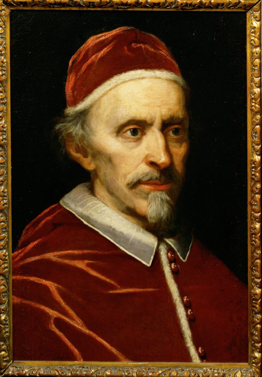 El Papa Inocencio XI, nacido Benedetto Odescalchi ... (pintura sobre lienzo) de Italian School