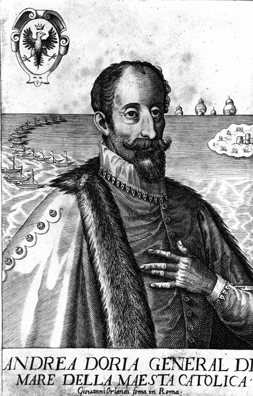 Retrato de Andrea Doria (1466-1560), militar italiano de Italian School
