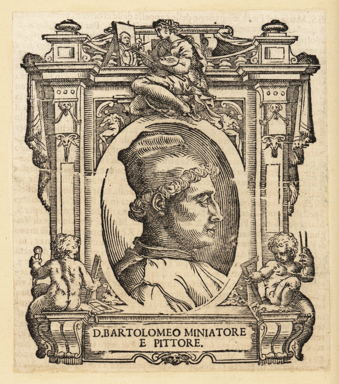 Retrato de Bartolomeo della Gatta, pintor, iluminador y arquitecto italiano (florentino) de Italian School