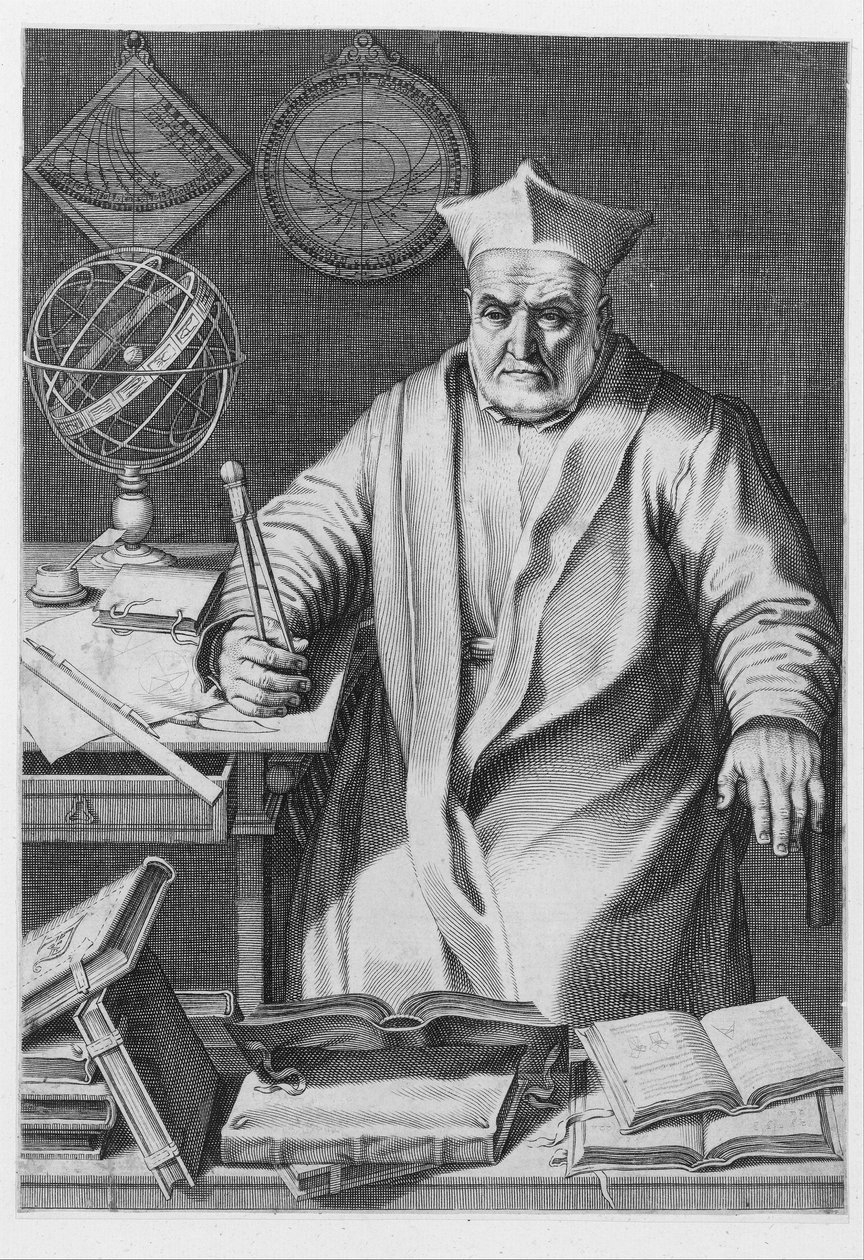 Retrato del Cardenal Christopher Clavius de Italian School