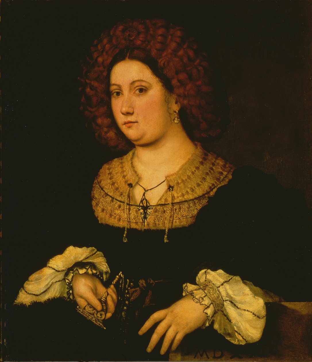 Retrato de Costanza Bentivoglio, Escuela Florentina de Italian School