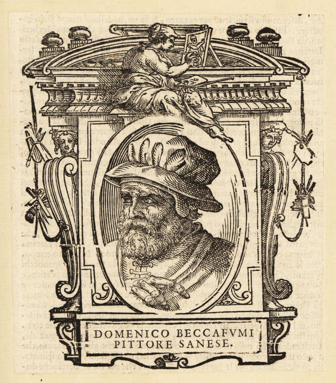 Retrato de Domenico di Pace Beccafumi, pintor manierista renacentista italiano de Italian School