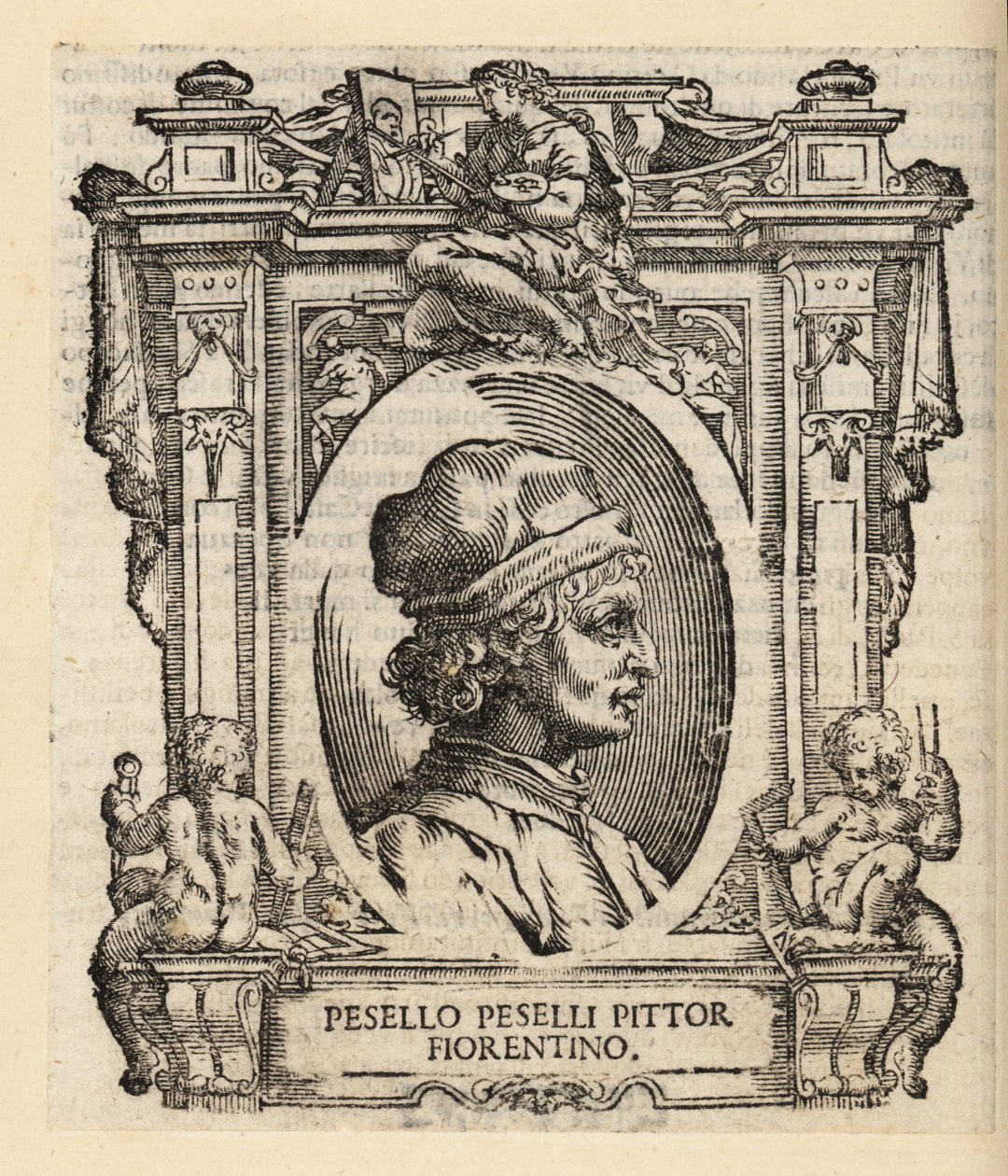 Retrato de Francesco Pesellino, pintor italiano de Florencia de Italian School