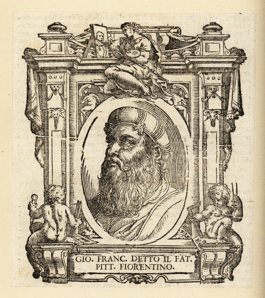 Retrato de Gianfrancesco Penni o Giovan Francesco, il Fattore, pintor italiano, circa 1488-1528 de Italian School