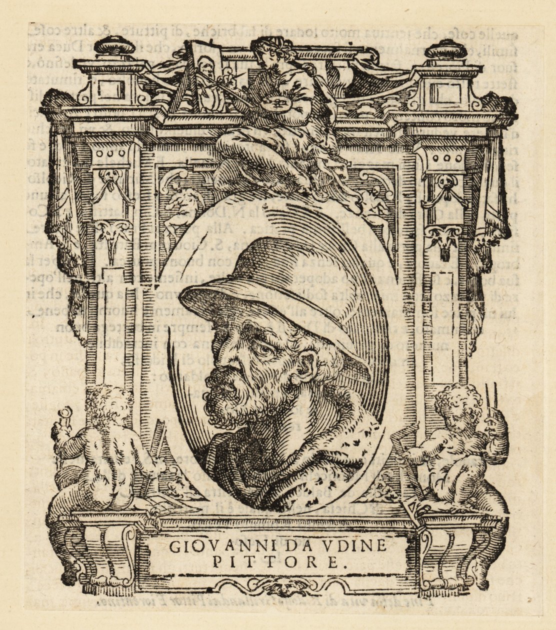 Retrato de Giovanni Nanni, pintor y arquitecto italiano nacido en Udine de Italian School