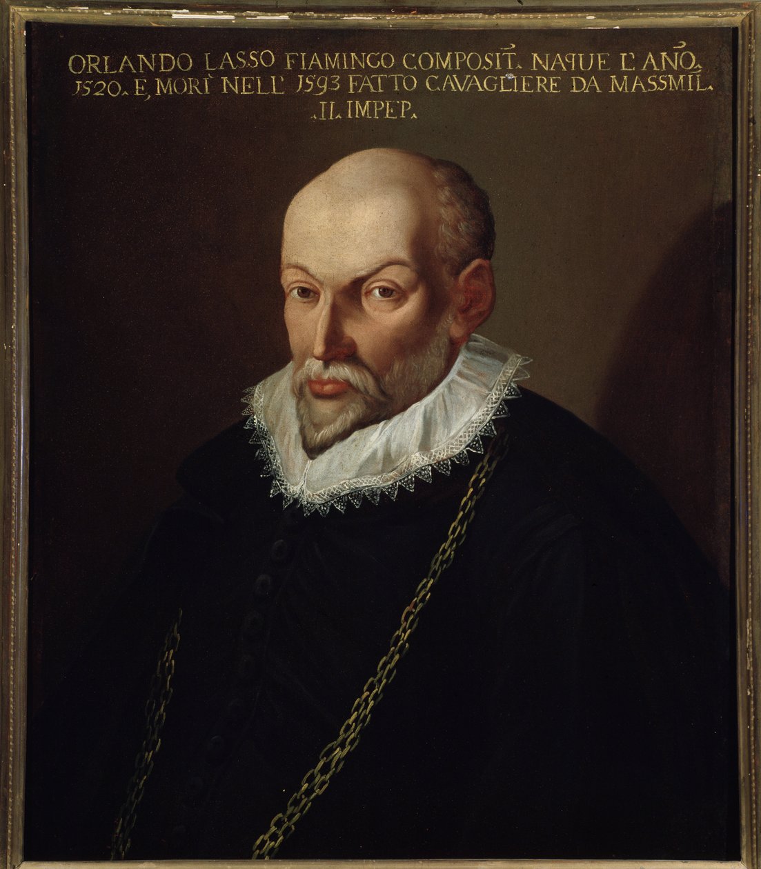 Retrato de Roland de Lassus (1532-1594) compositor flamenco de Italian School