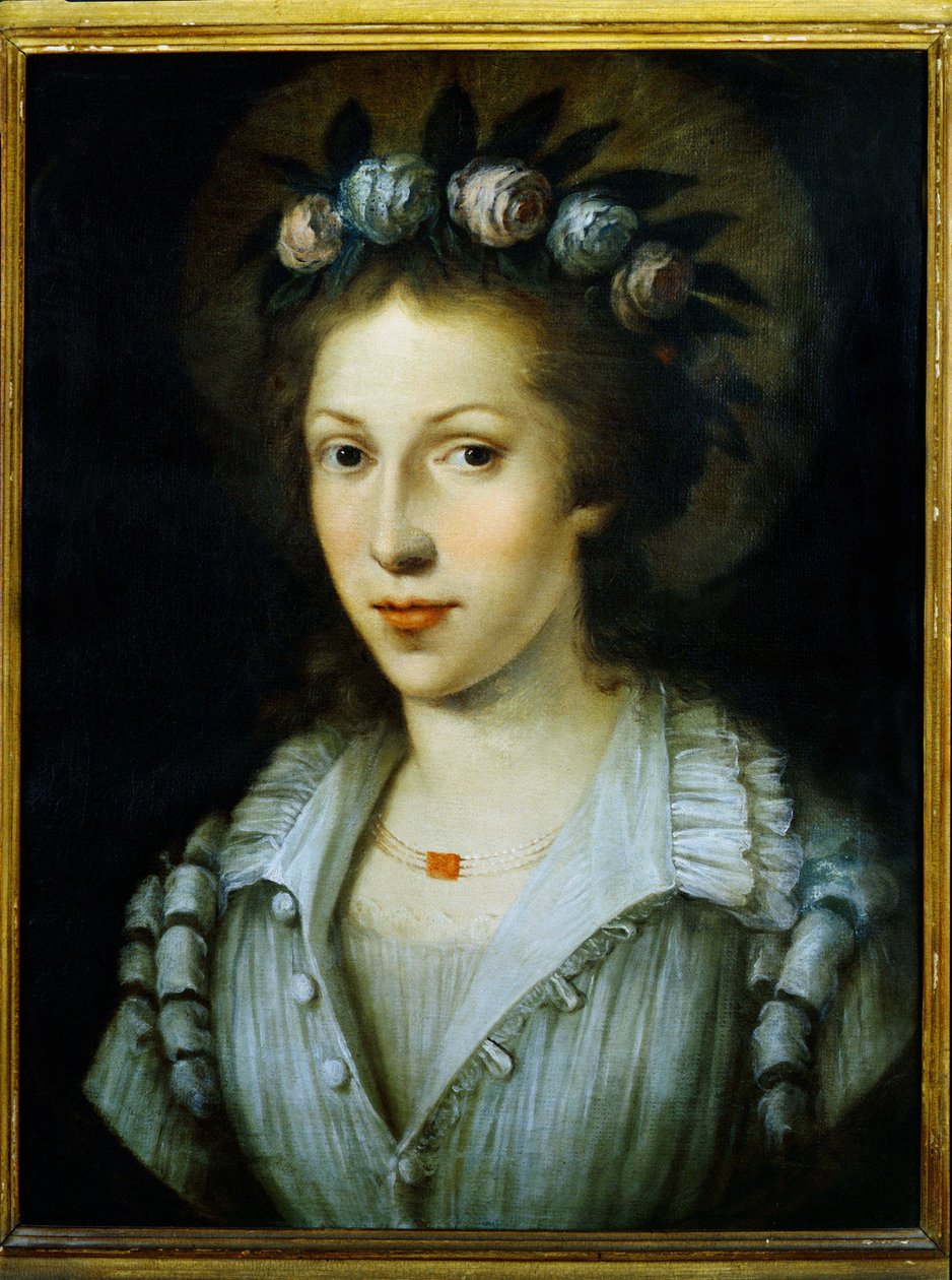Retrato de Santa María Magdalena de Pazzi de Italian School