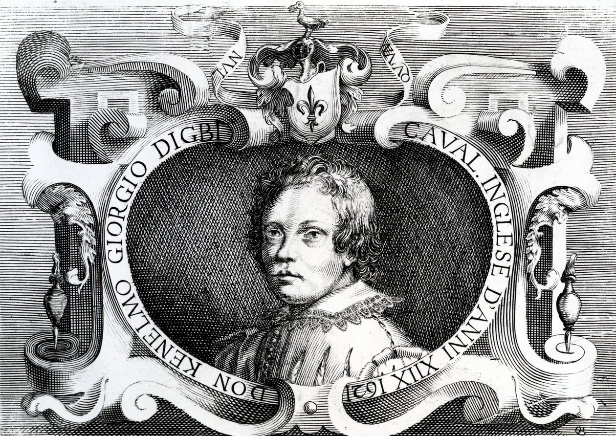 Retrato de Sir Kenelm Digby, 1621 de Italian School