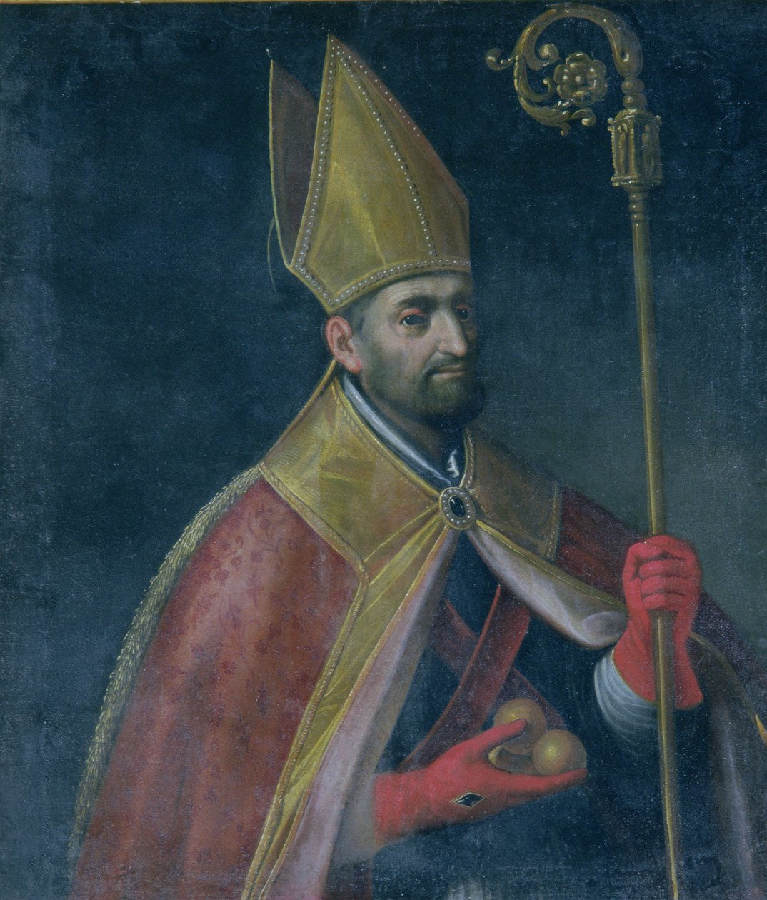Retrato de San Nicolás, 1700 de Italian School