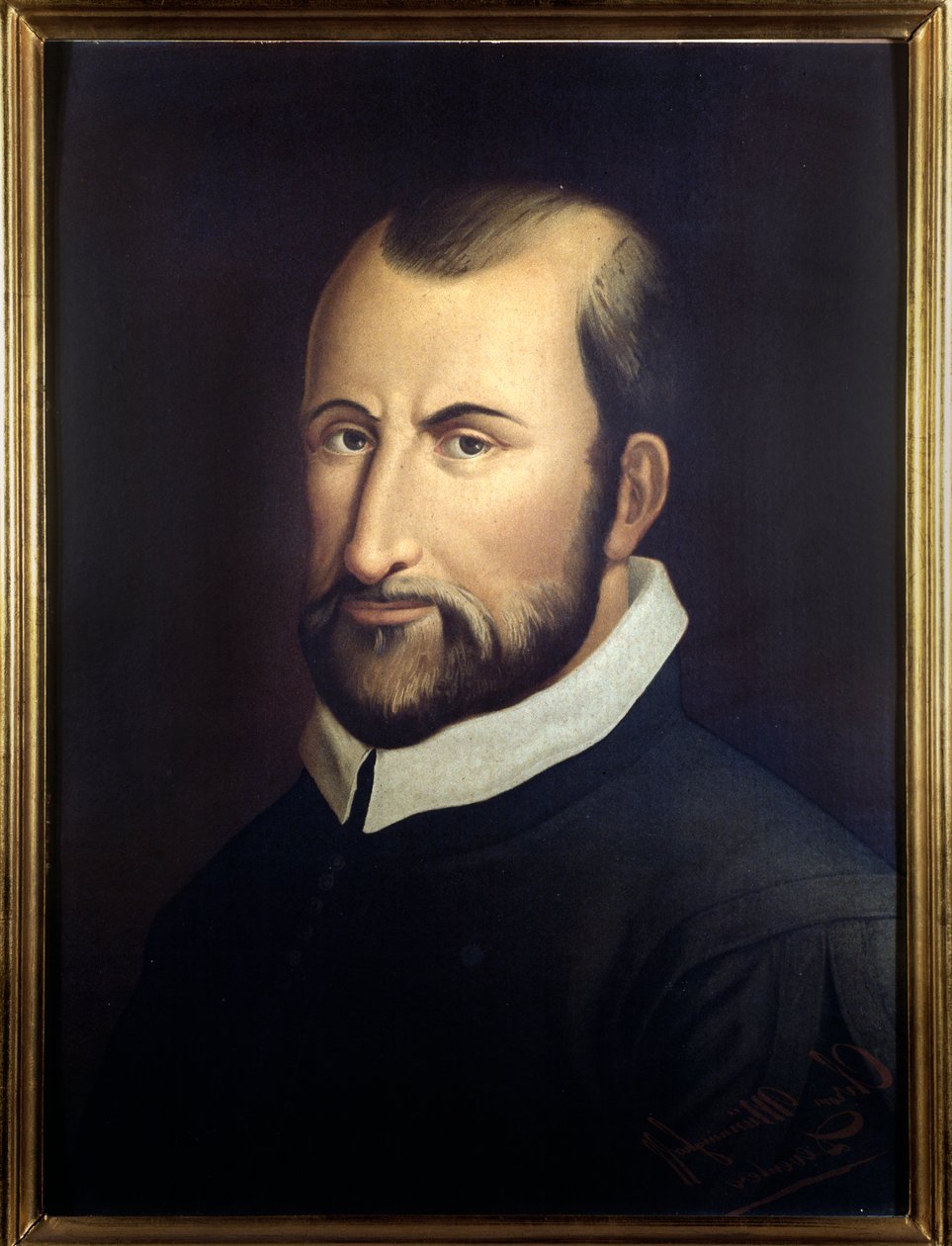 Retrato del compositor italiano Giovanni Pierluigi da Palestrina (1525-1594). de Italian School