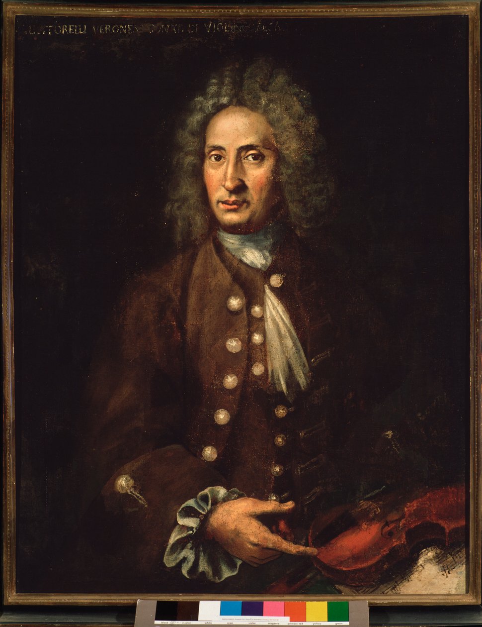 Retrato del compositor italiano Giuseppe Torelli (1658-1709). de Italian School