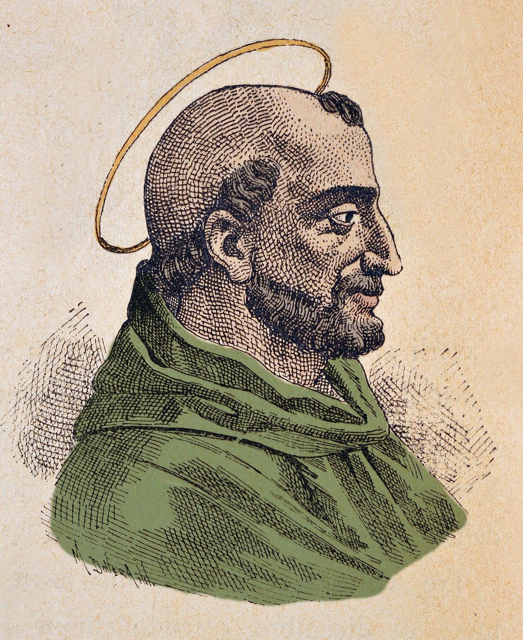 Retrato del Papa Aniceto (Anicetus o Aniceto) (ca. 155-166) de Italian School