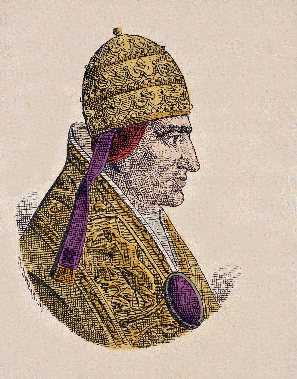 Retrato del Papa Clemente II (1046-1047) de Italian School