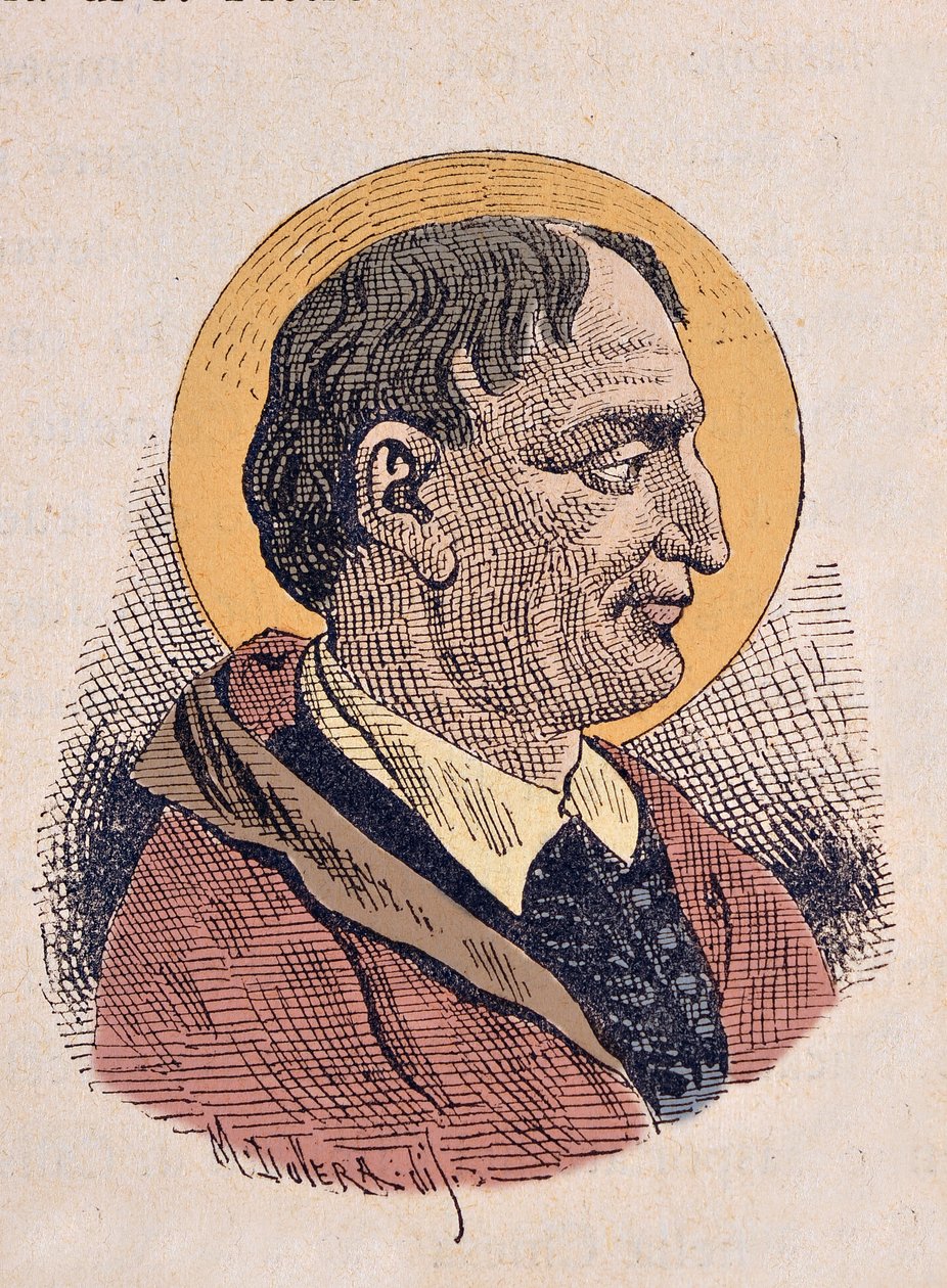 Retrato del Papa Cornelio (251-253) de Italian School