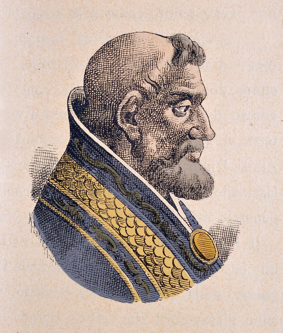 Retrato del Papa Honorio III (1213-1227) de Italian School