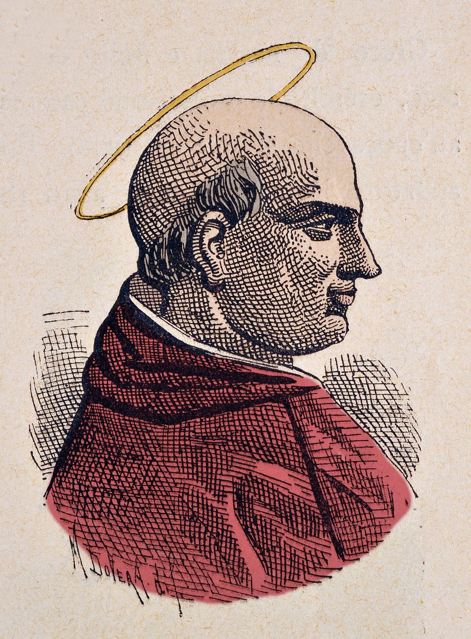Retrato del Papa Marcelo I (Marcellus o Marcello I) (308-309) de Italian School