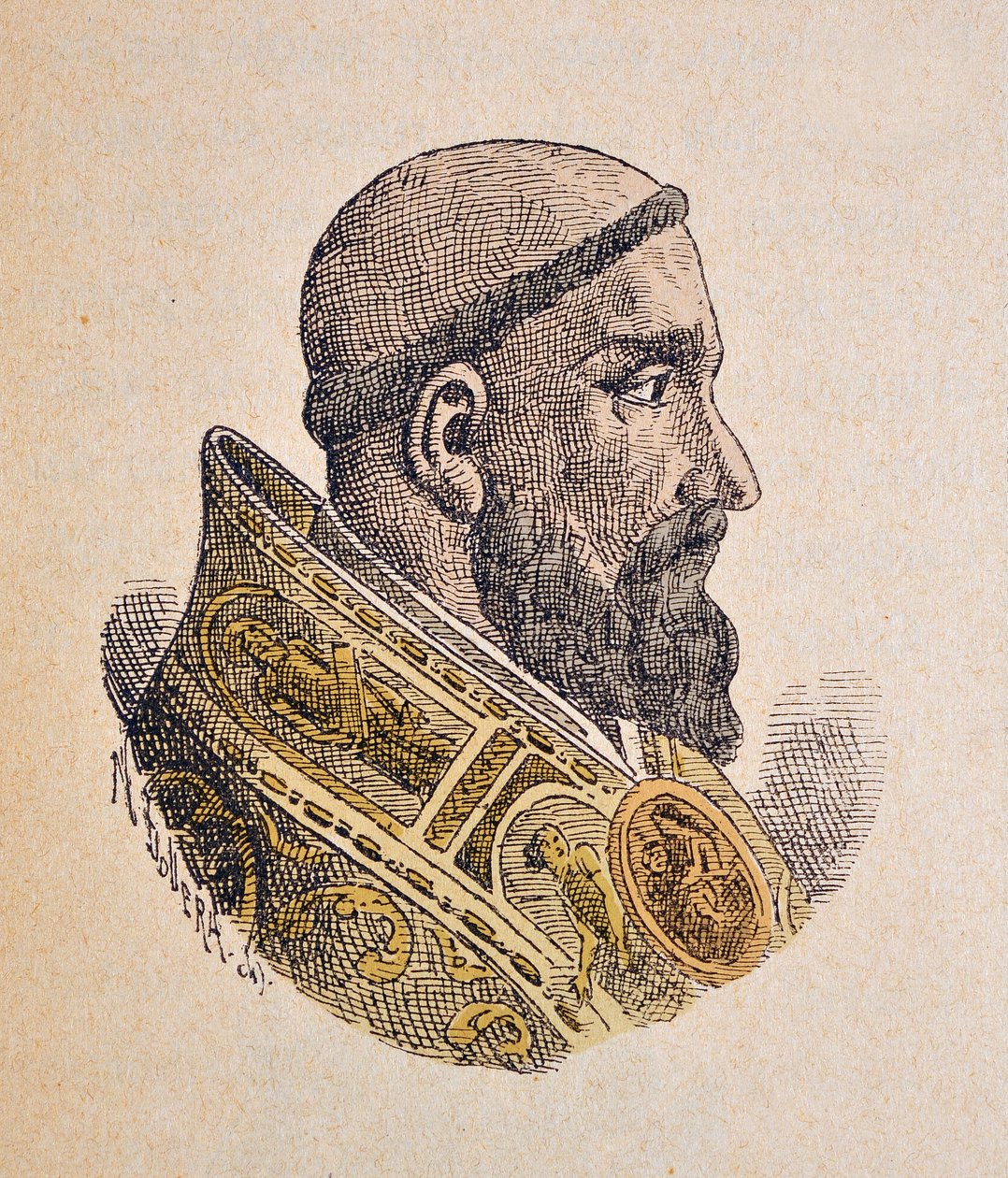 Retrato del Papa Pablo IV de Italian School