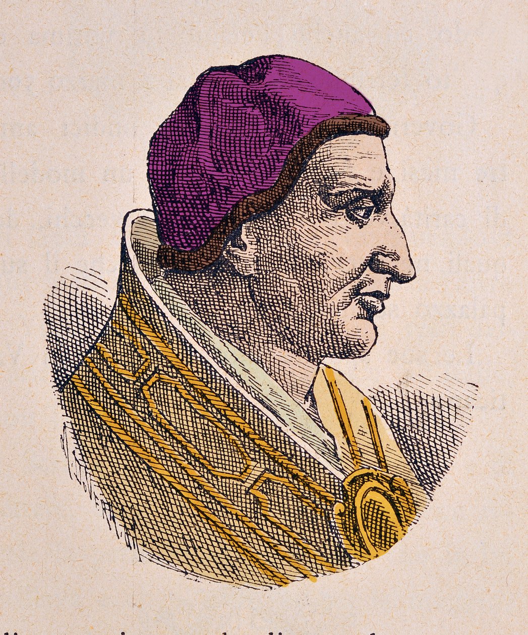 Retrato del Papa Pelagio II de Italian School