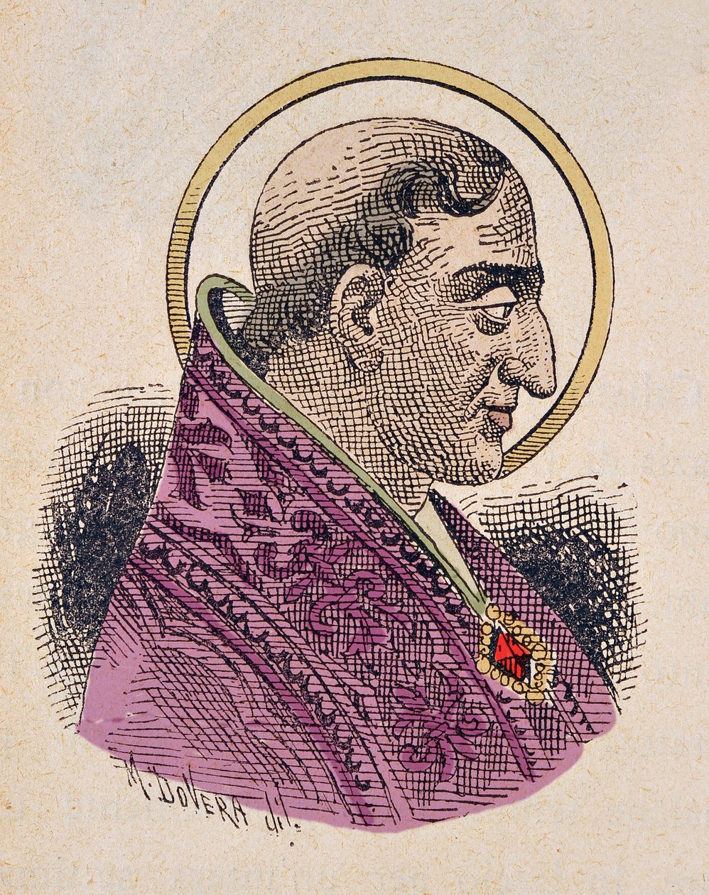 Retrato del Papa Urbano I (222-230) de Italian School