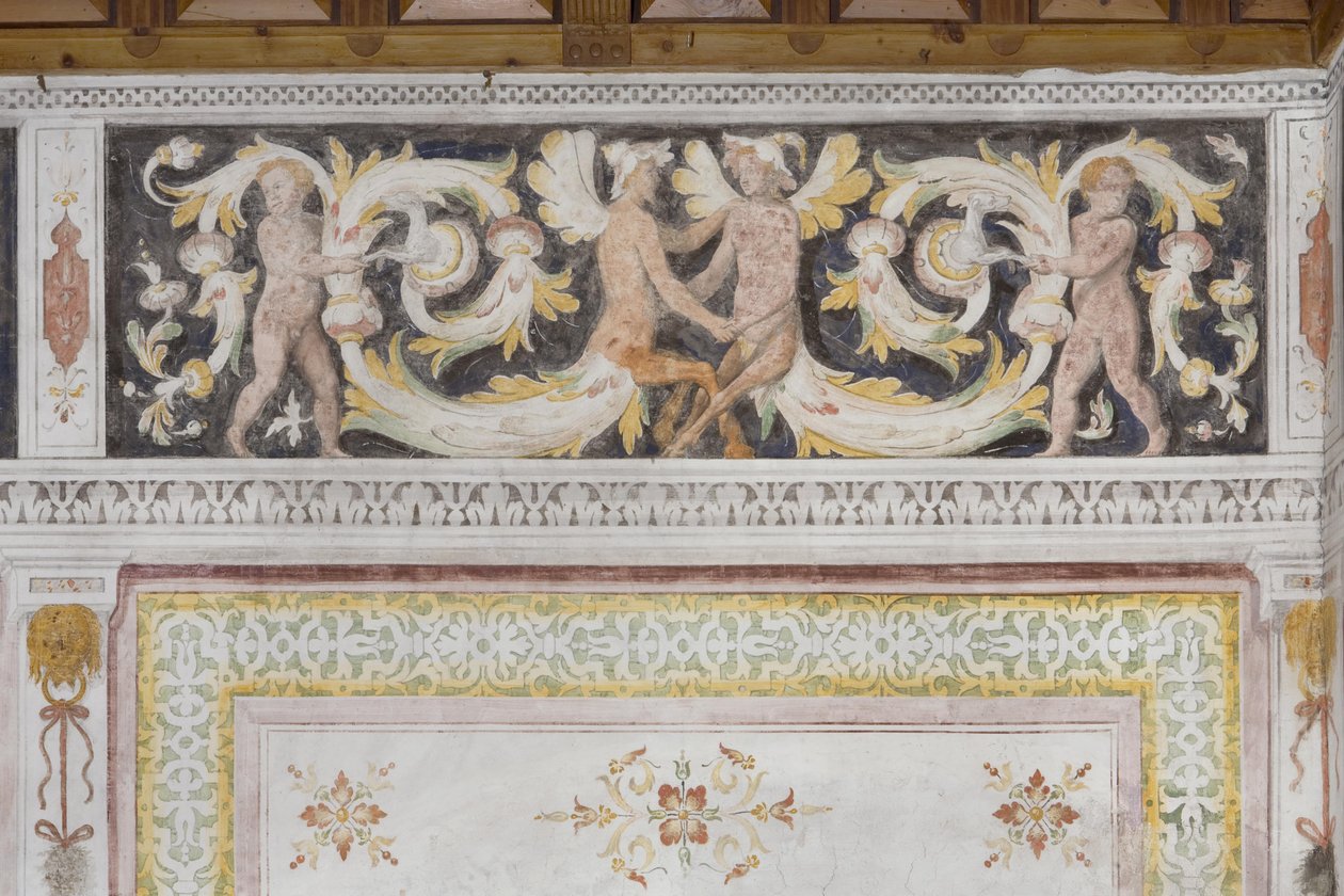 Sala de los Amorini (detalle) de Italian School