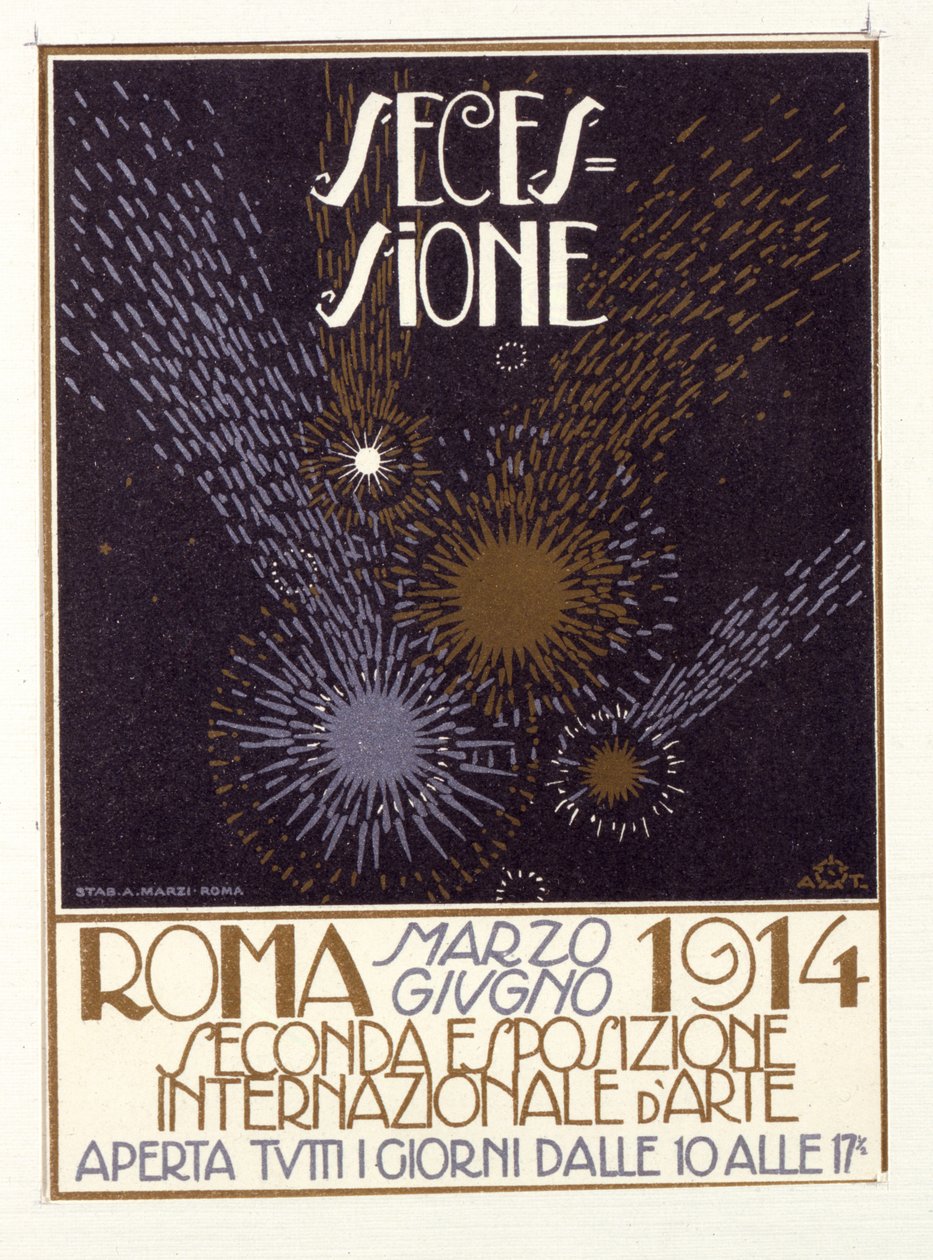 Secessione", segunda exposición internacional de arte de Italian School