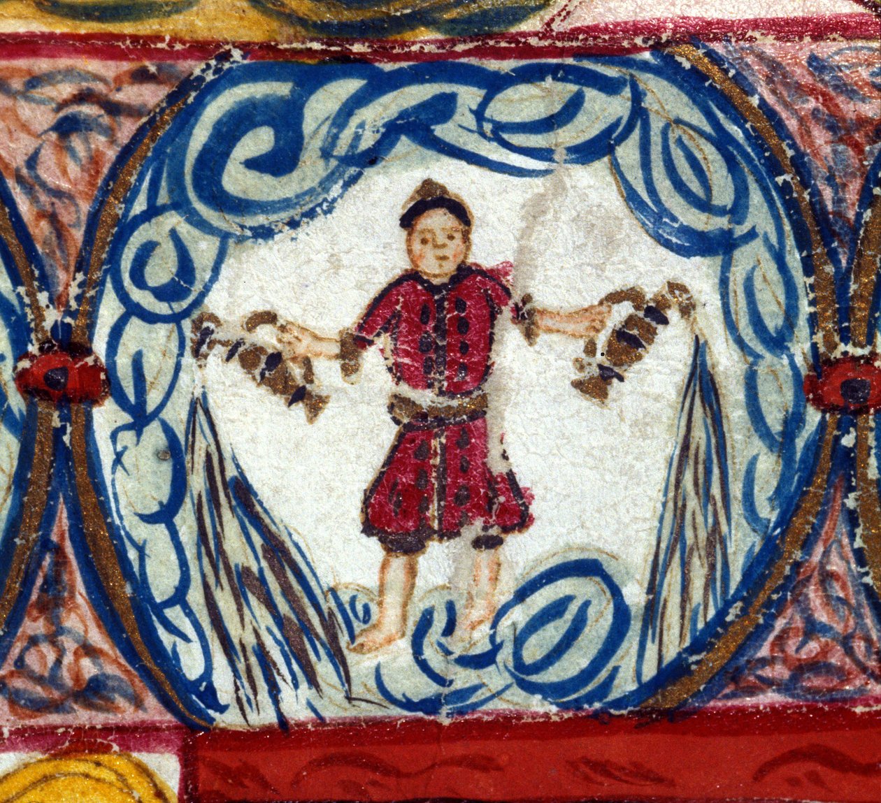 Signo de Acuario. Horóscopo italiano de mediados del siglo XV. de Italian School