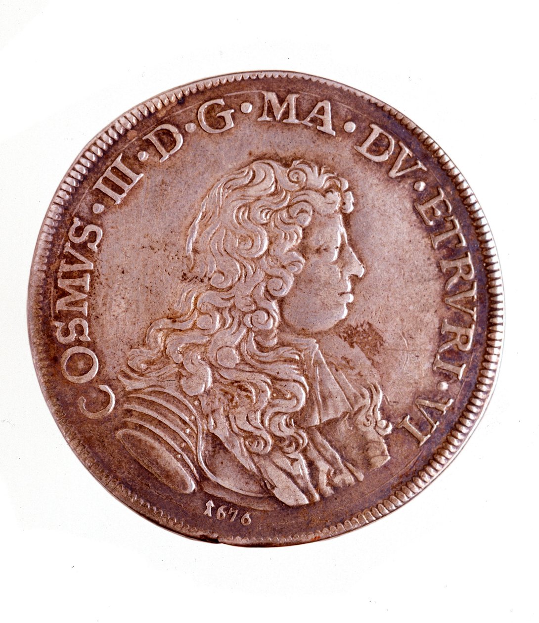 Piastra de plata de Florencia, reinado de Cosme III de Médici de Italian School